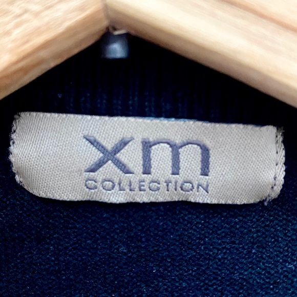 Italian Black Crew Neck Sweater - Picture 3 of 4